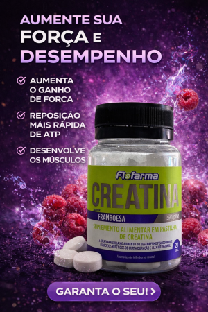 Creatina Flofarma 21 pastilhas