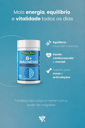 Magnésio 8+ Terra Pura