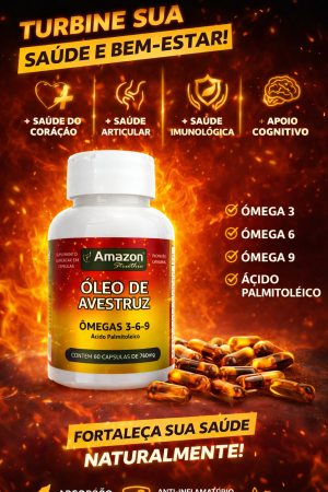 Oleo de Avestruz Omegas 3-6-9
