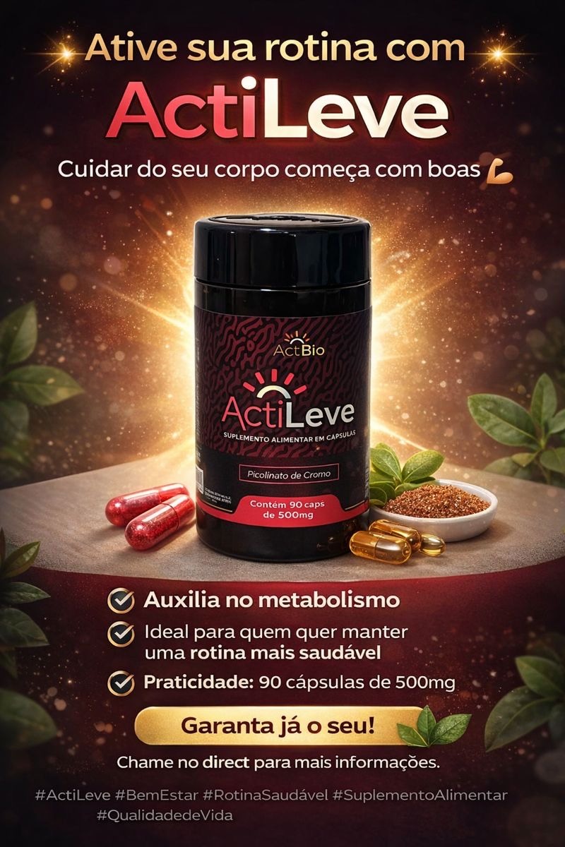 ActiLeve 90 Caps. Picolinato de cromo