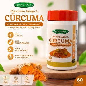 Cúrcuma Terra Pura – 60 Cápsulas