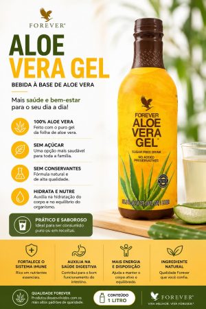 Forever Aloe Vera Gel – Bebida à Base de Aloe Vera