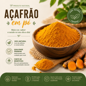 Açafrão / Cúrcuma em pó 300g